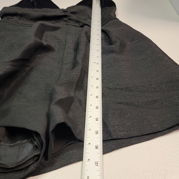 Free People Women Skylie Saylor Romper Black Mini Dressy Short Sleeveles Size 12 - Picture 5 of 7